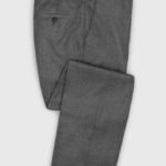 Классические серые брюки из шерсти и шелка – Reda