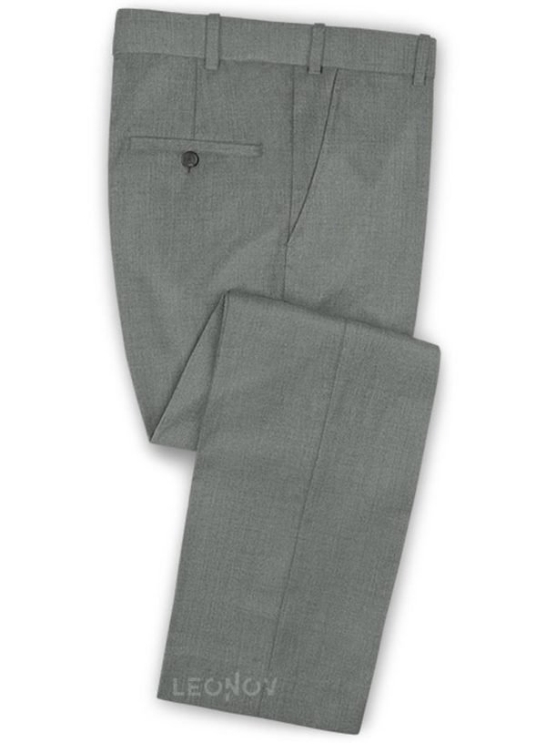 Серые деловые брюки из чистой шерсти – Reda