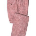 Летние розовые брюки из льна – Solbiati