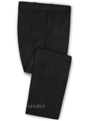 Классические черные брюки из шерсти