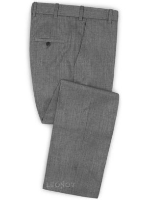 Серые брюки из шерсти