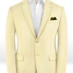 Пиджак сочного желтого цвета из шерсти – Scabal