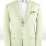 Бледно зеленый пиджак из шерсти – Scabal