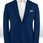 Пиджак глубокого синего цвета из шерсти – Scabal