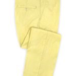 Желтые брюки из шерсти – Scabal