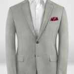 Деловой классический светло-серый пиджак из шерсти – Zegna