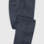 Деловые насыщенно синие брюки из шерсти – Zegna