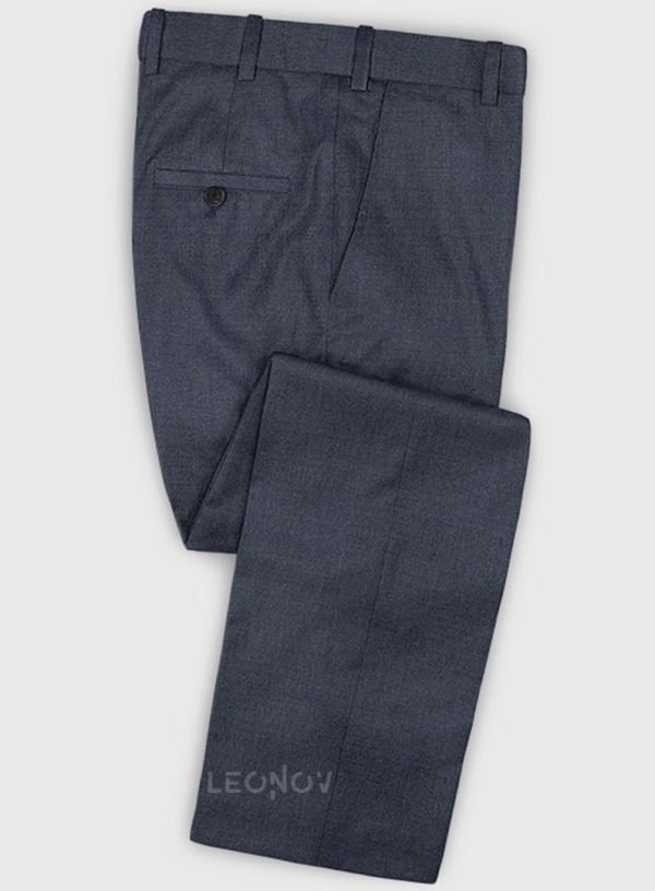 Деловые насыщенно синие брюки из шерсти – Zegna